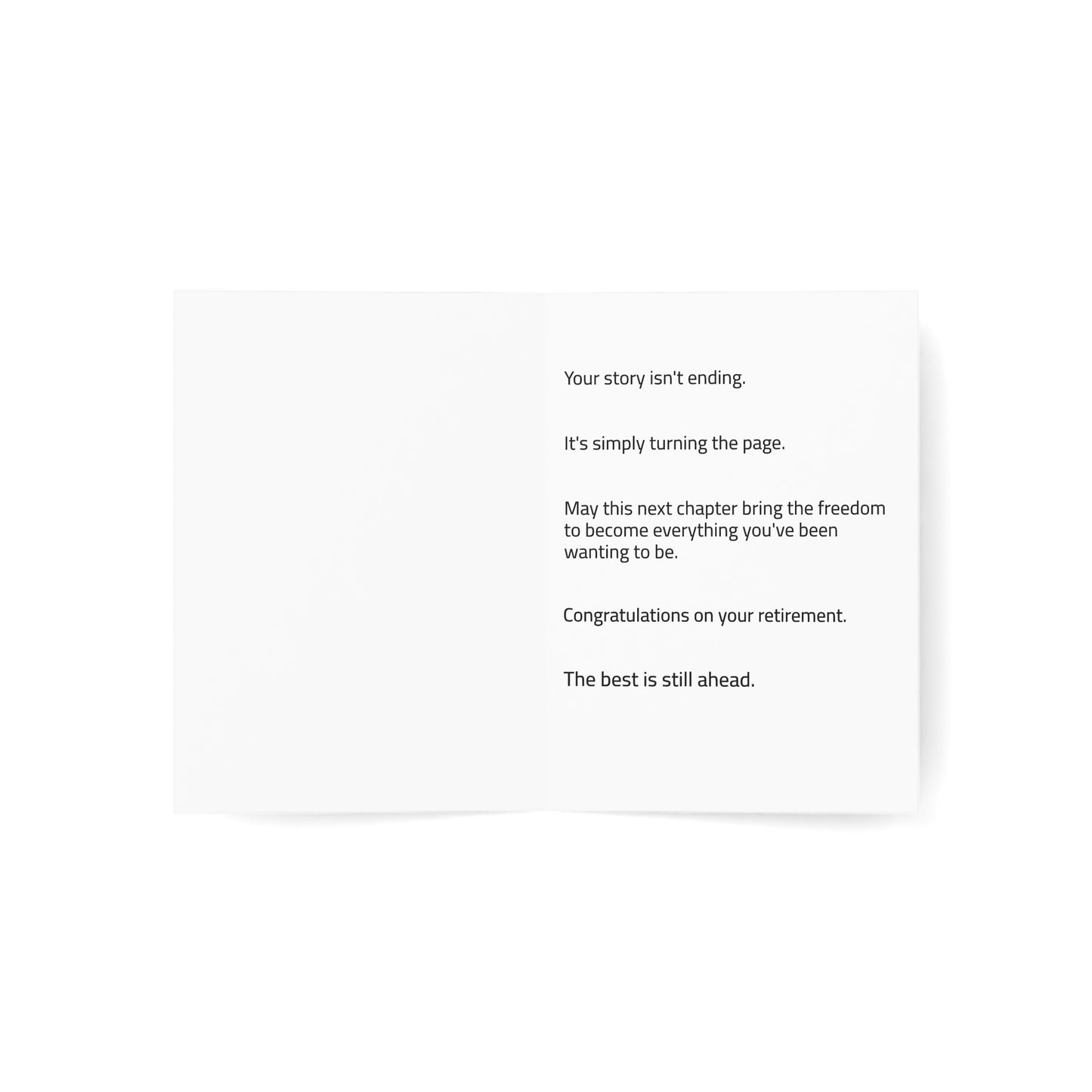 Retirement Is The Sequel Greeting Cards (1, 10, 30, and 50pcs)