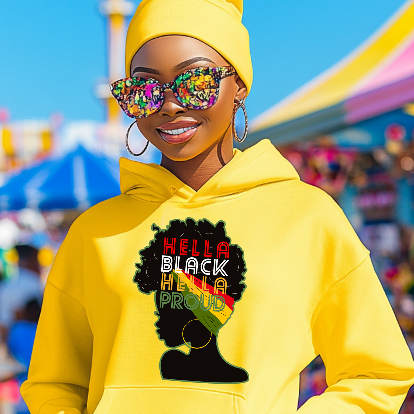 Hella Black Hella Proud T-shirt/Hoodie