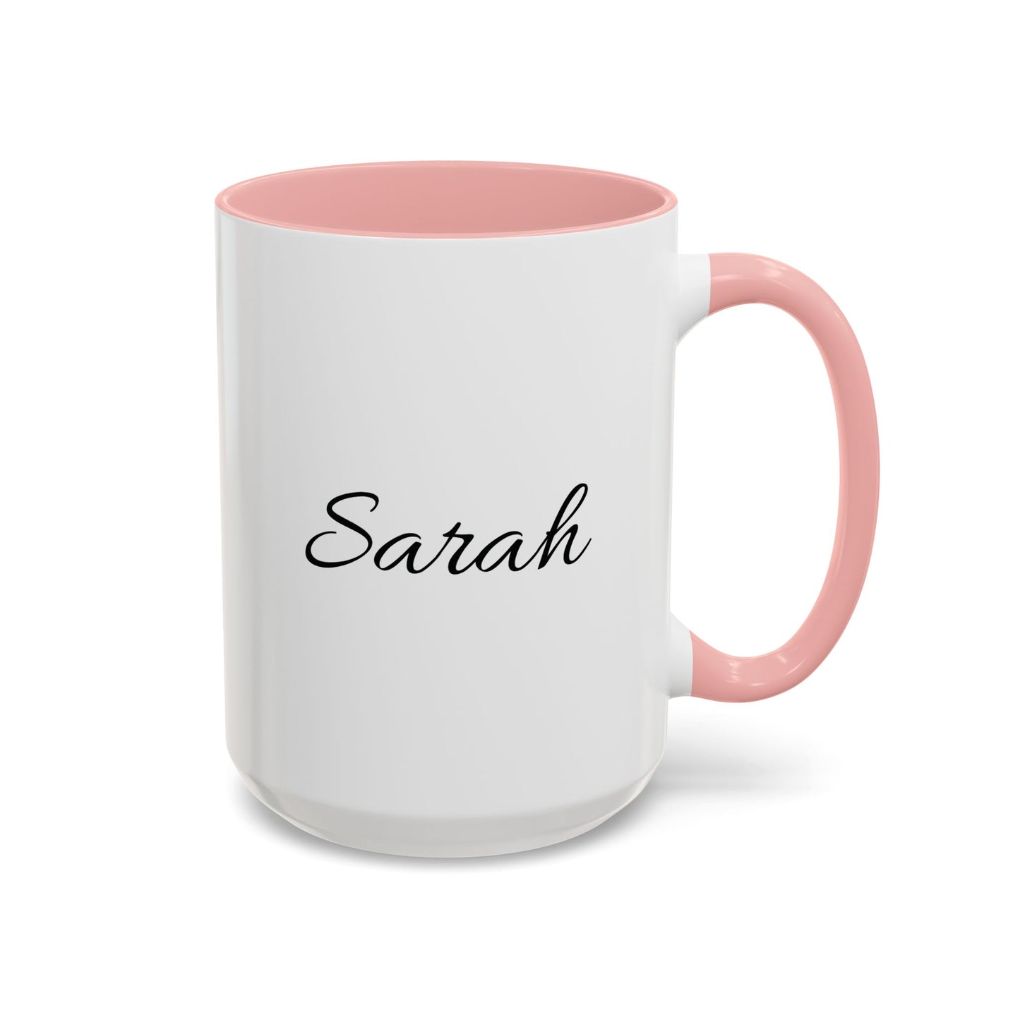 Gracefully Unbothered™ Empowered Woman 11oz or 15oz Ceramic Accent Coffee Mug – Pink or Black