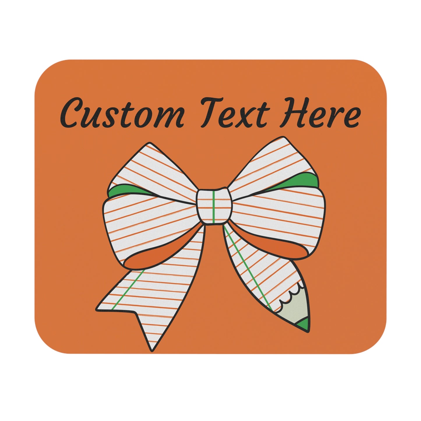 Festive Bow Mouse Pad, Cute Workspace Decor, Gift for Office, Holiday Accessory, Back to School Supplies