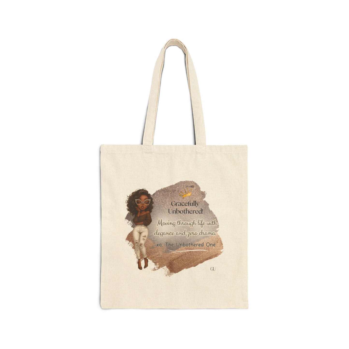 Gracefully Unbothered Cotton Canvas Tote Bag | Inspirational Gift, Eco-Friendly Shopper, Motivational Tote, Casual Everyday Bag, [...]