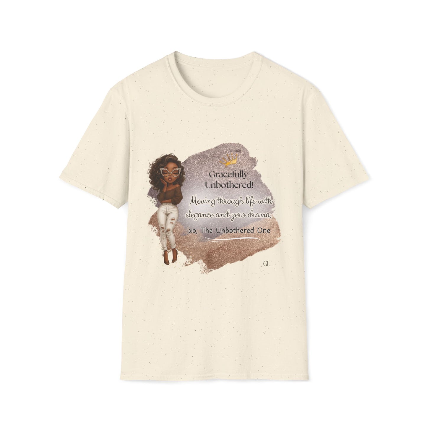 Gracefully Unbothered™ “Elegance & Zero Drama” Women’s Relaxed-Fit T-Shirt