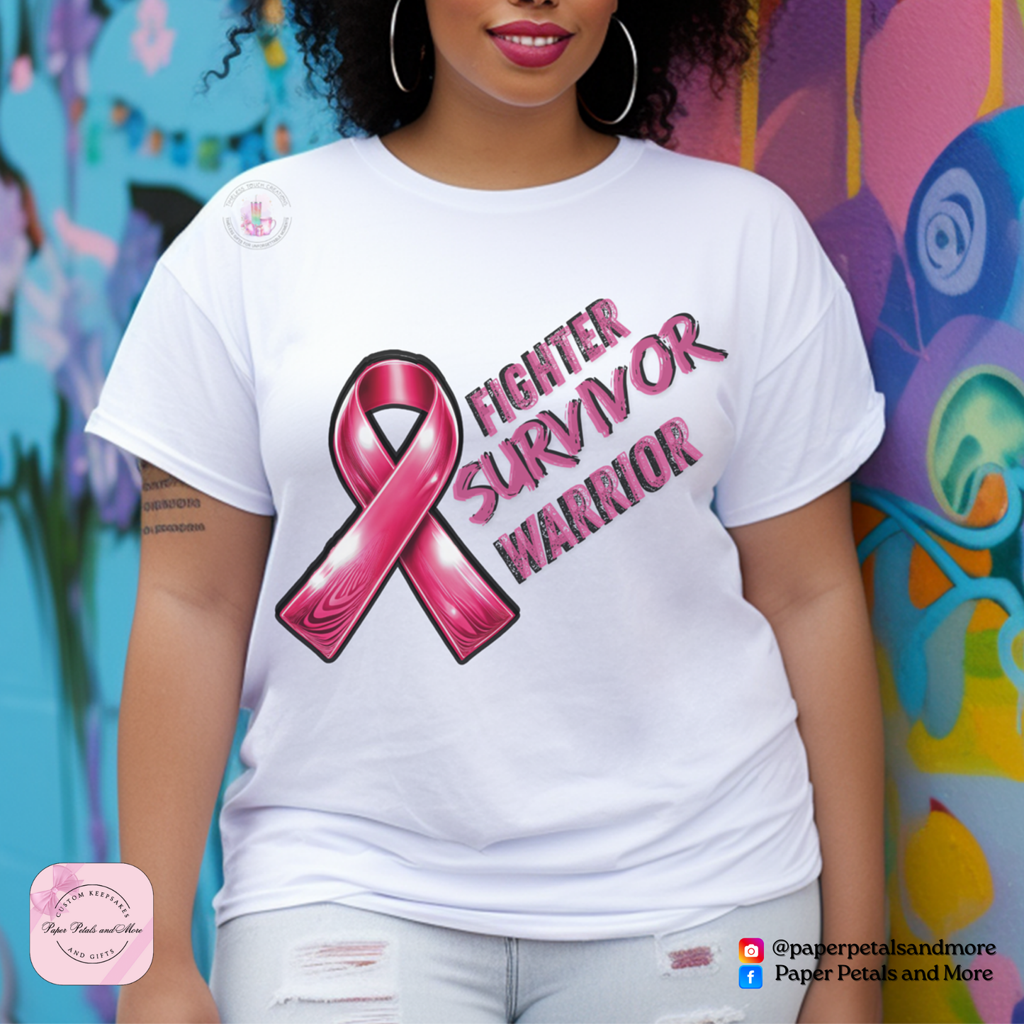 Breast Cancer Awareness Survivor Deluxe Bundle – Hoodie, T-Shirt, Blanket, Pillow & Ornament Set