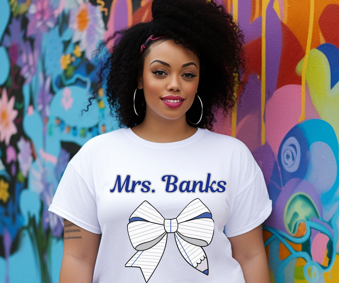 “Custom Teacher Bow Spirit Bundle |T-Shirt, Tote, Tumbler or Mug + FREE Mouse Pad”