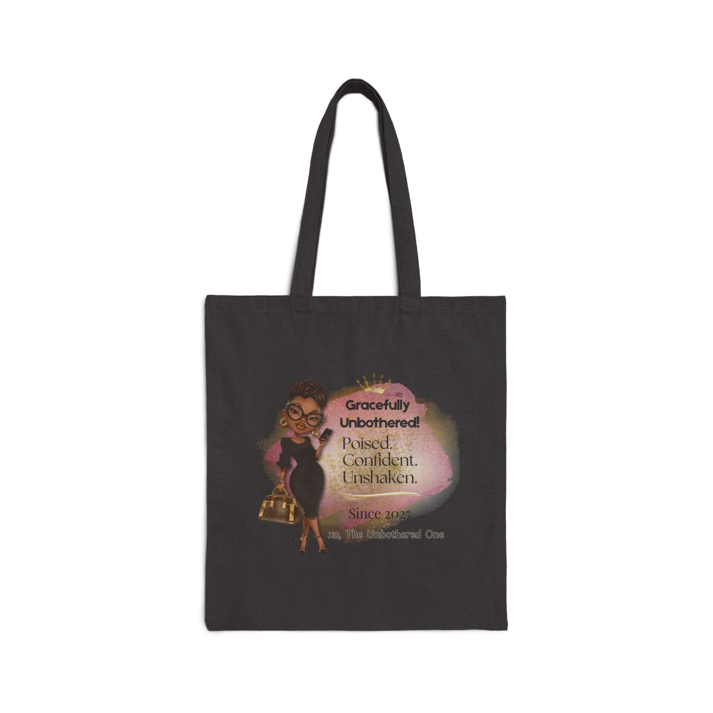 Empowered Woman Tote Bag, Motivational Canvas Bag, Feminine Gift, Stylish Grocery Bag, Eco-Friendly Tote