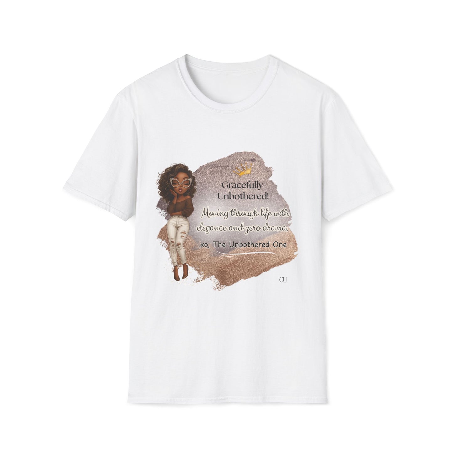 Gracefully Unbothered™ “Elegance & Zero Drama” Women’s Relaxed-Fit T-Shirt