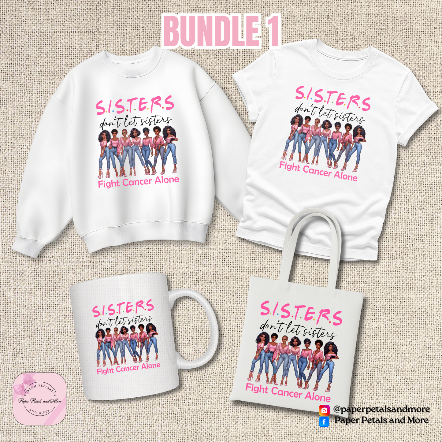 Breast Cancer Awareness Support Squad Bundles – Empowering Apparel & Gift Sets for Sisters, Survivors & Supporters