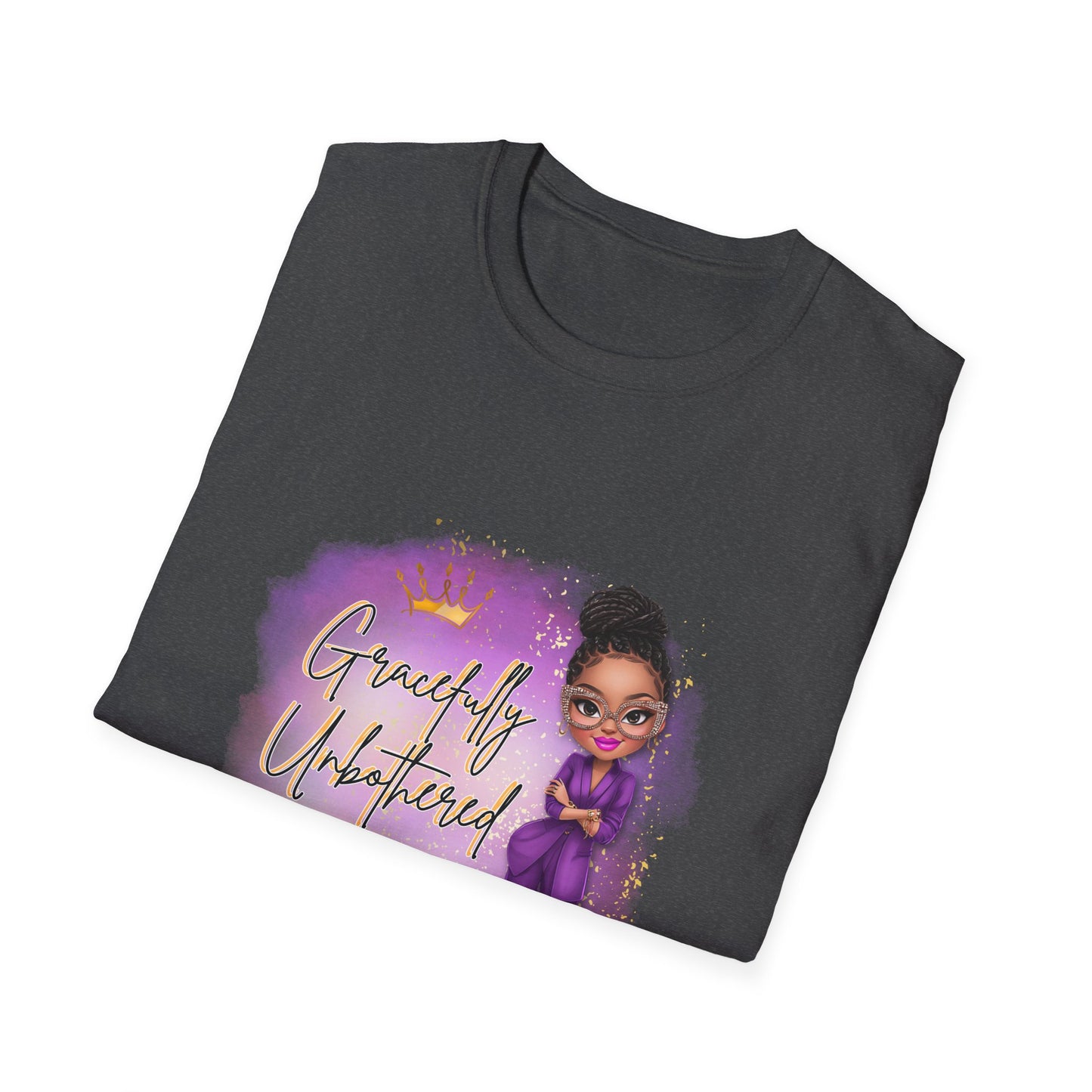 Gracefully Unbothered T-Shirt, Women's Empowerment Relaxed-Fit Graphic T-Shirt