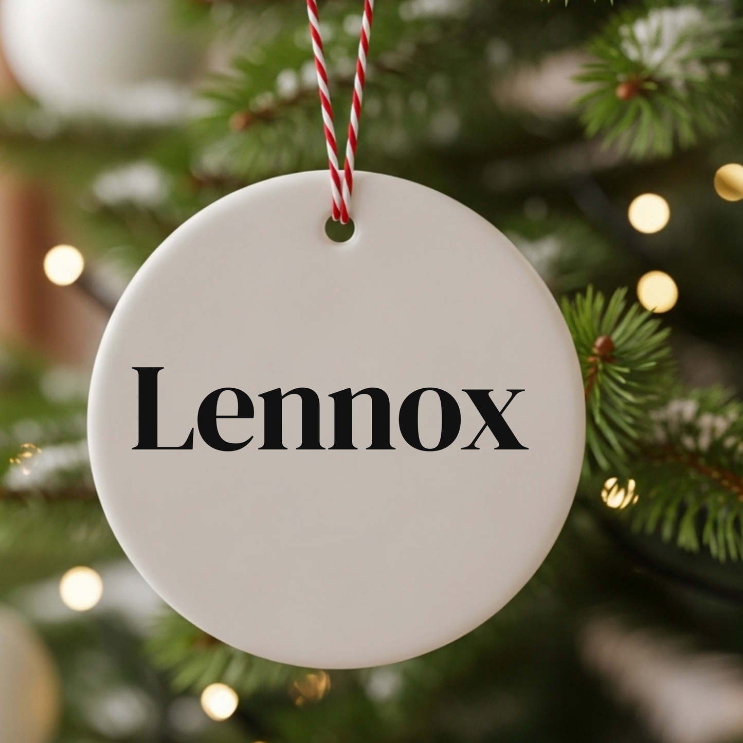 Baby’s First Christmas Ornament 2025 Personalized Keepsake Gift