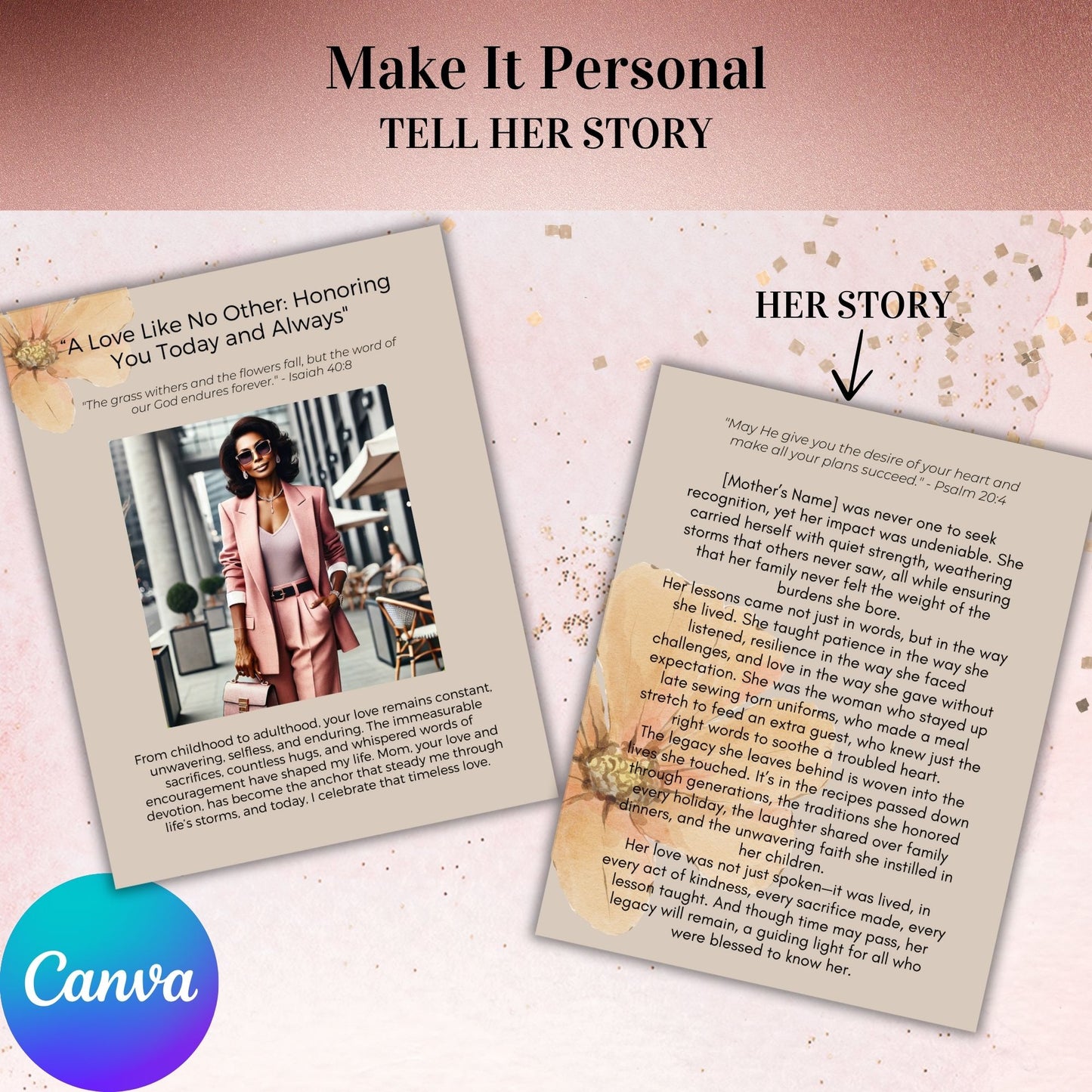 MOM-A-Zine Editable Template | Mother’s Day Magazine Gift | Digital Download