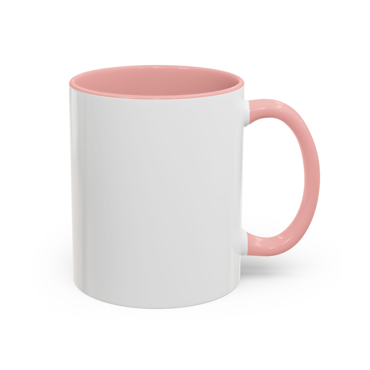 Gracefully Unbothered™ “Elegance & Zero Drama” 11oz & 15oz Ceramic Mug – Pink & Black Accent Handle