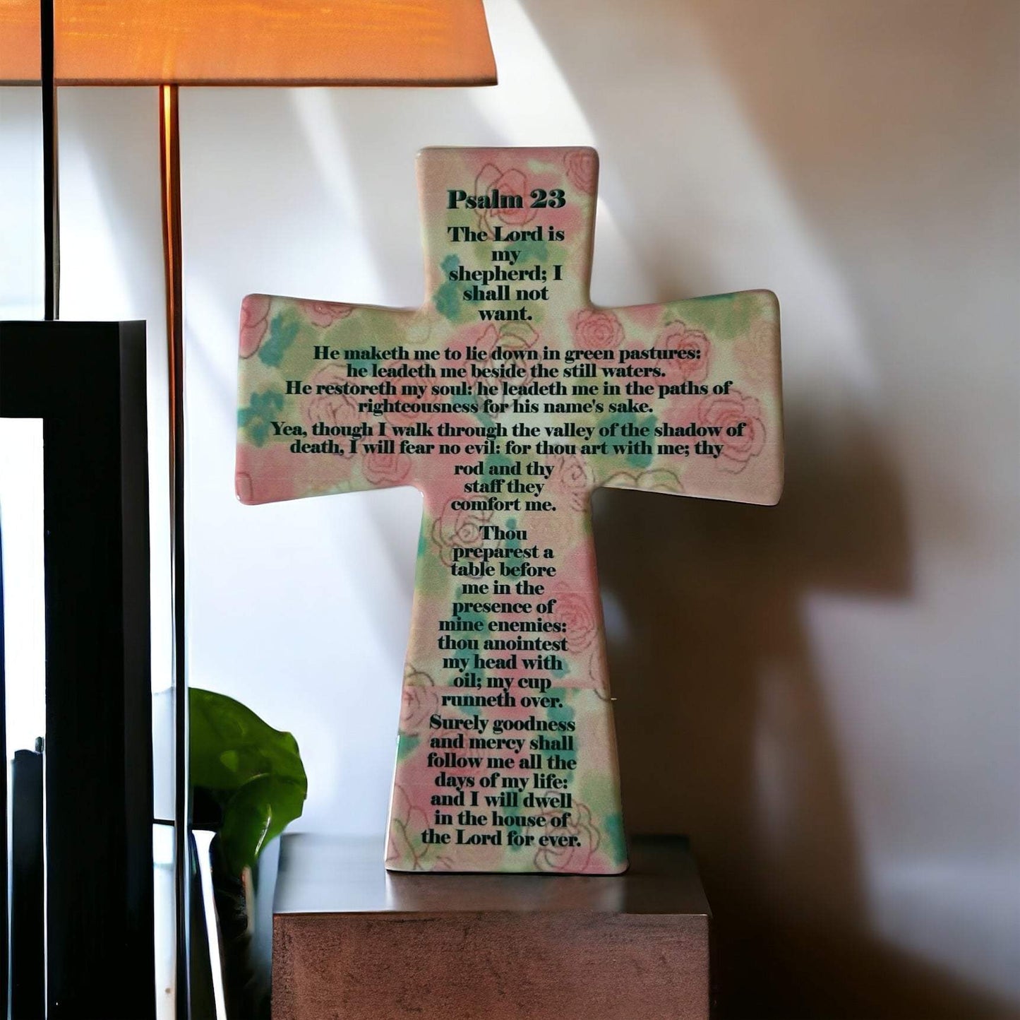 Ceramic Cross wall hanging 6" x 7.8"