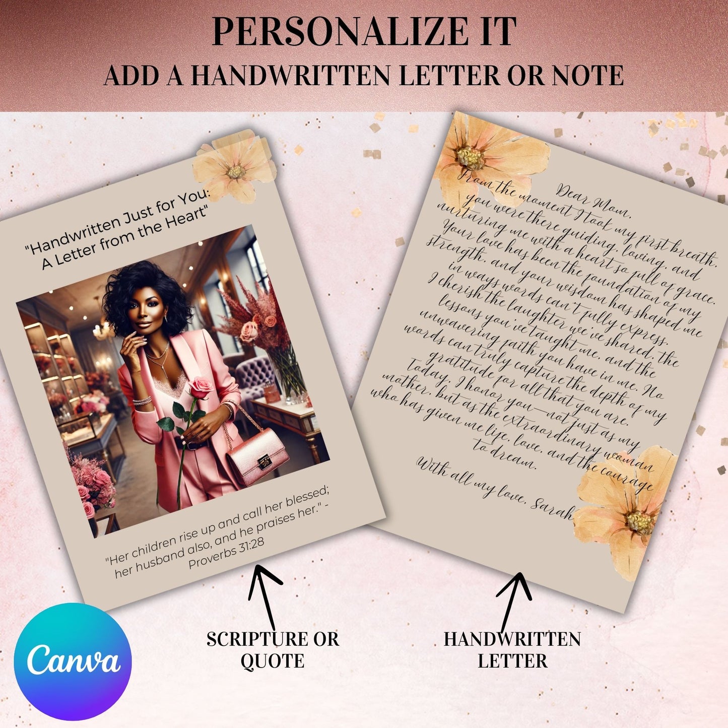 MOM-A-Zine Editable Template | Mother’s Day Magazine Gift | Digital Download