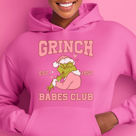 Grinch Babes Club Hoodie