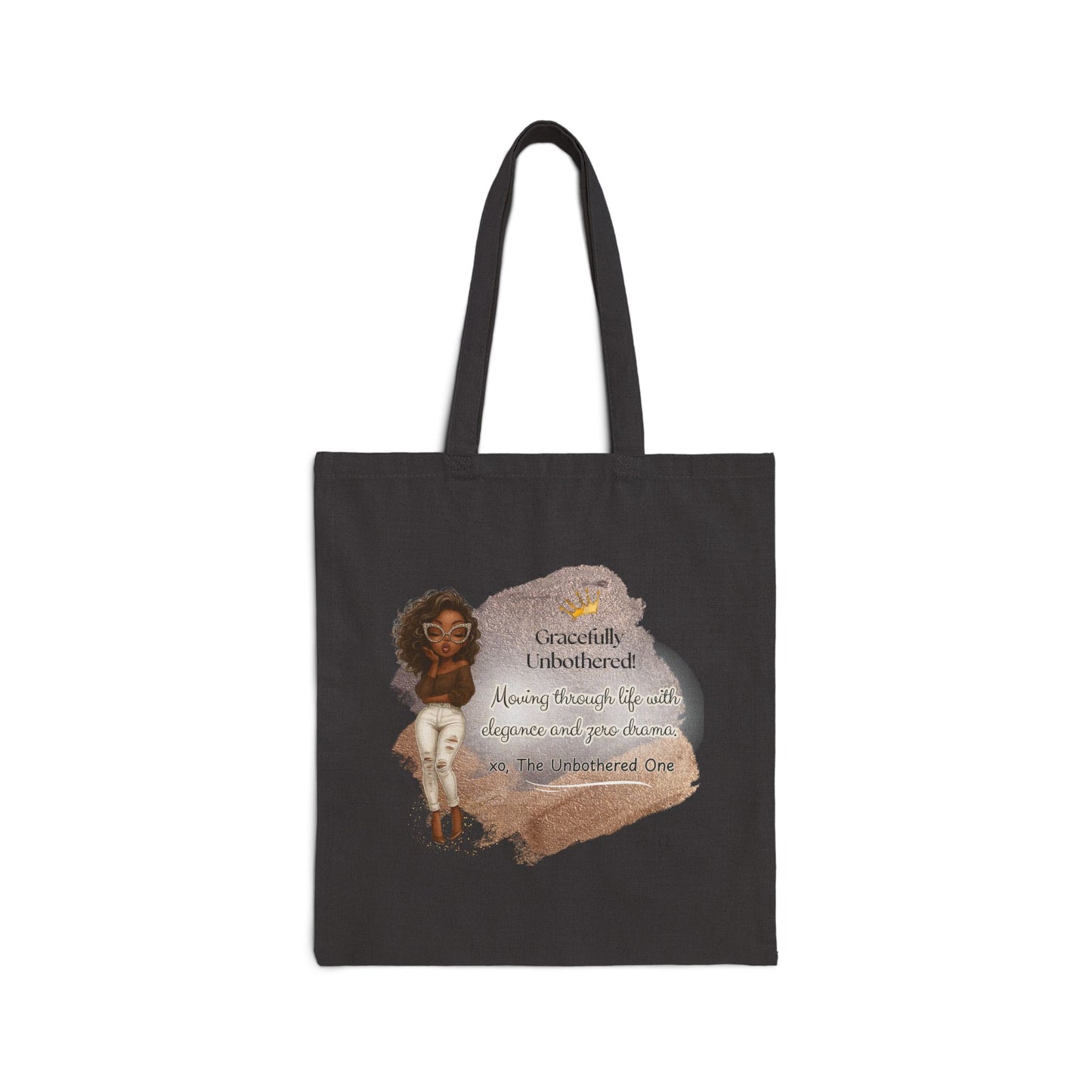 Gracefully Unbothered Cotton Canvas Tote Bag | Inspirational Gift, Eco-Friendly Shopper, Motivational Tote, Casual Everyday Bag, [...]
