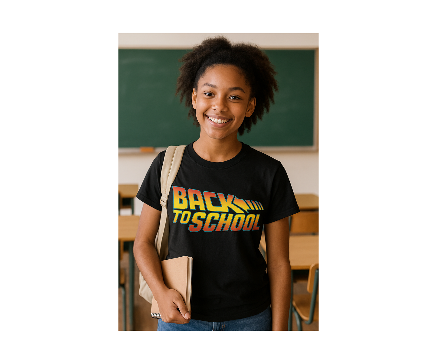 Back to School Retro Tee – 80s Throwback Design for Kids & Teens | Unisex Youth Shirt