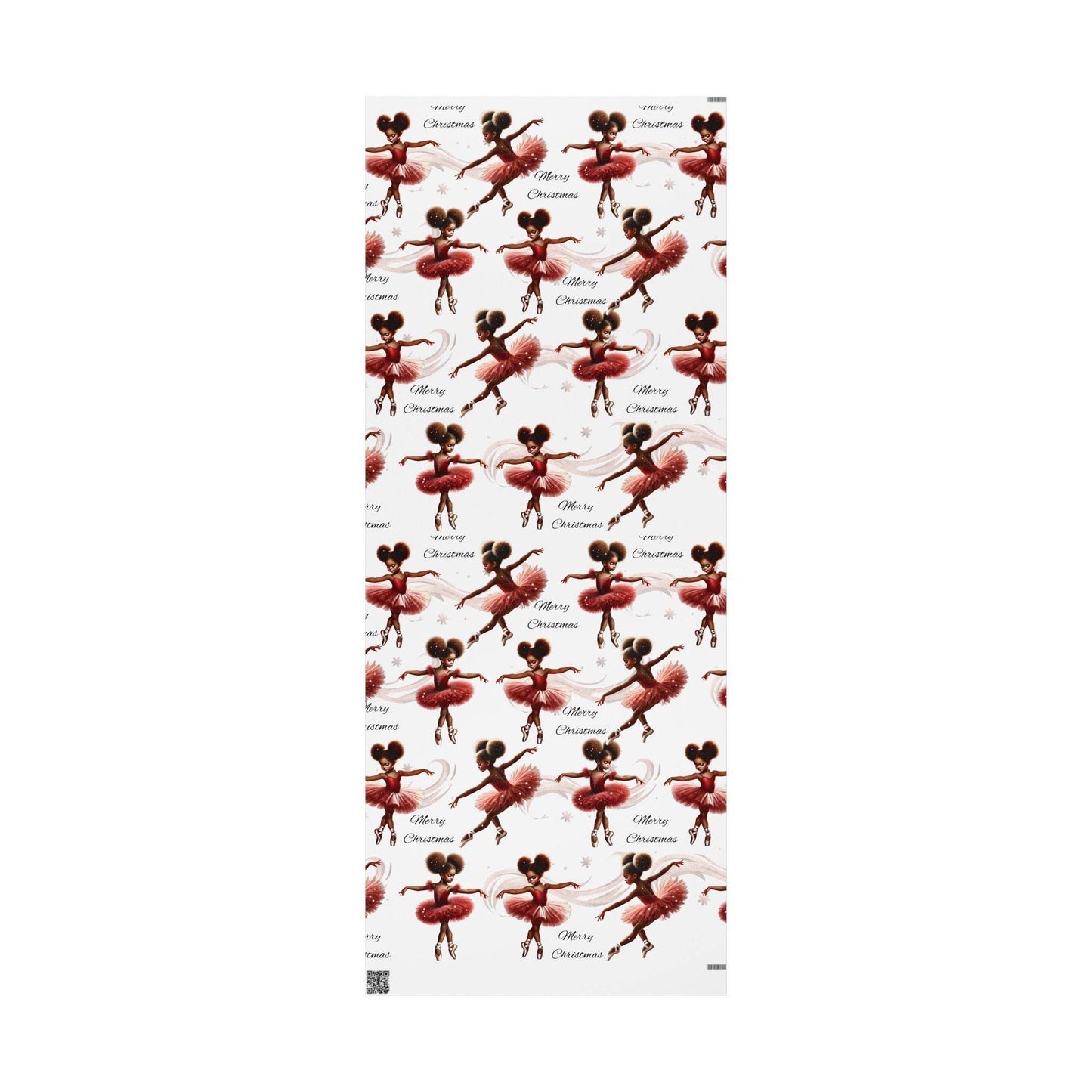 Holiday Gift Wrap, African American Ballet-Themed Wrapping Papers for Unique Gift-Giving, Party Supplies, Personalized Wrapping, Dance Lover Gifts