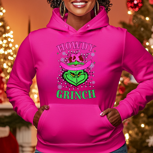 Howdy Grinch Hoodie