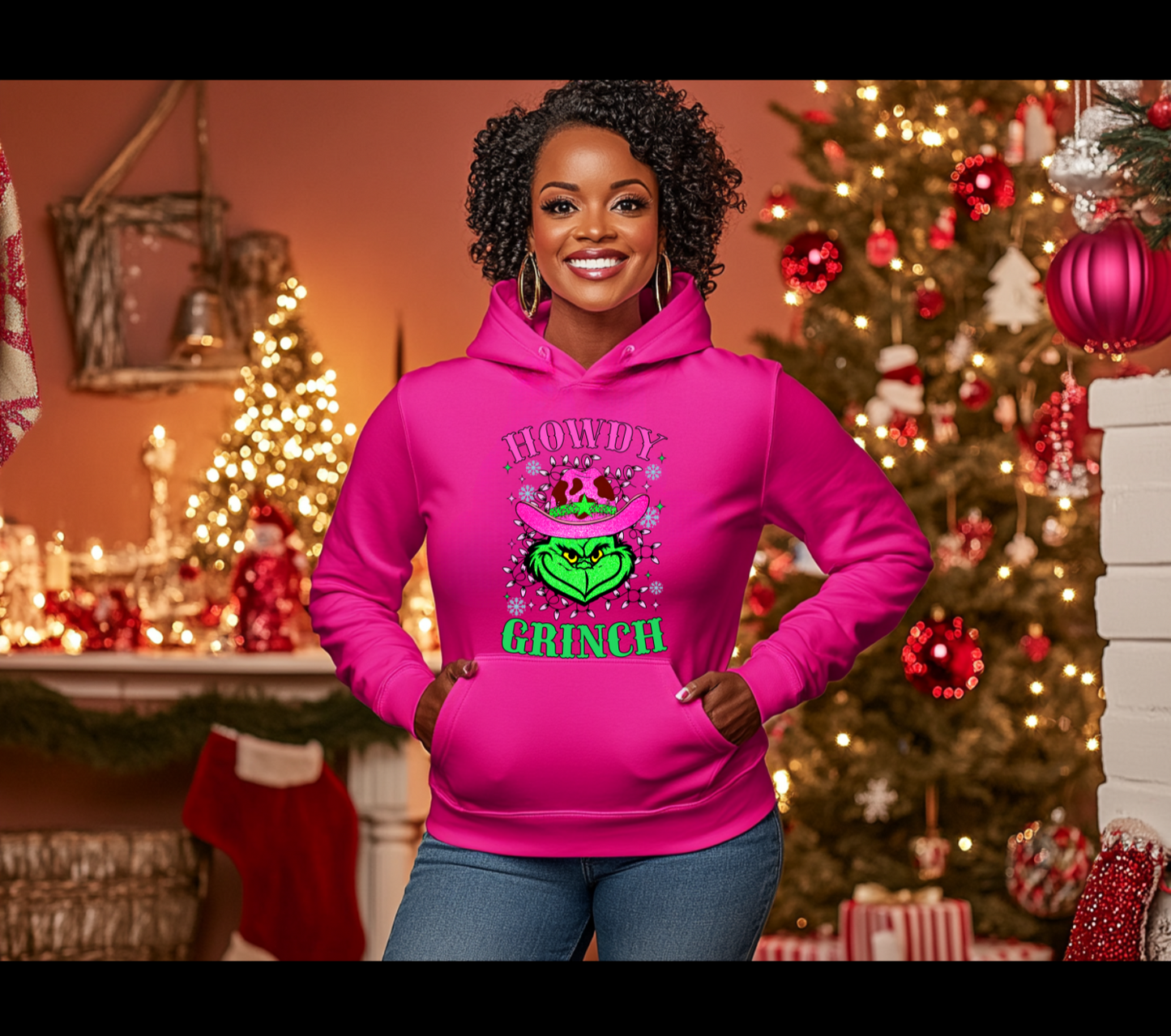 Howdy Grinch Hoodie
