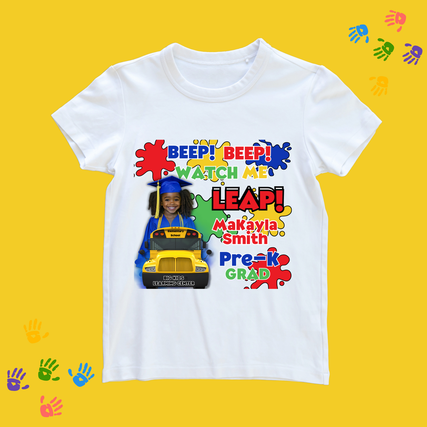 BEEP! BEEP! WATCH ME LEAP! Custom Pre-K Graduation T-Shirt