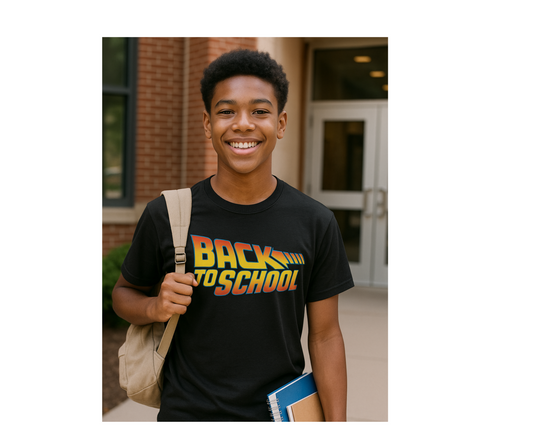 Back to School Retro Tee – 80s Throwback Design for Kids & Teens | Unisex Youth Shirt
