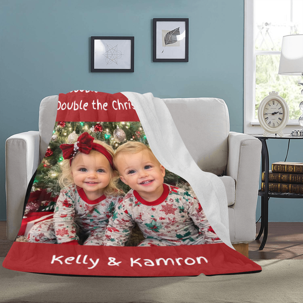 Personalized Blanket Ultra-Soft Micro Fleece 60"x80"