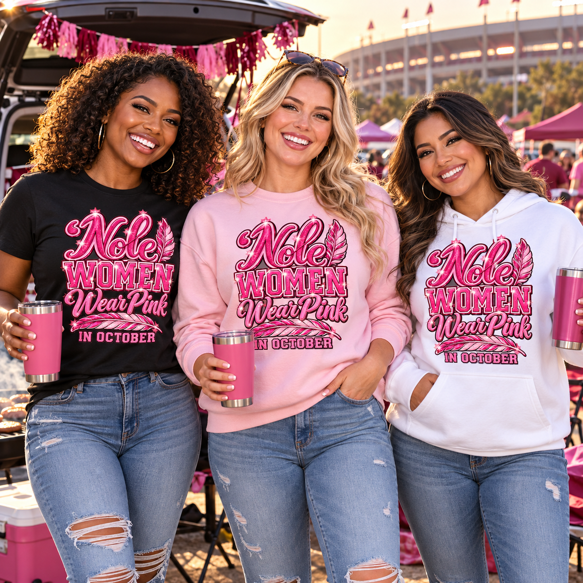 'Nole Women Wear Pink