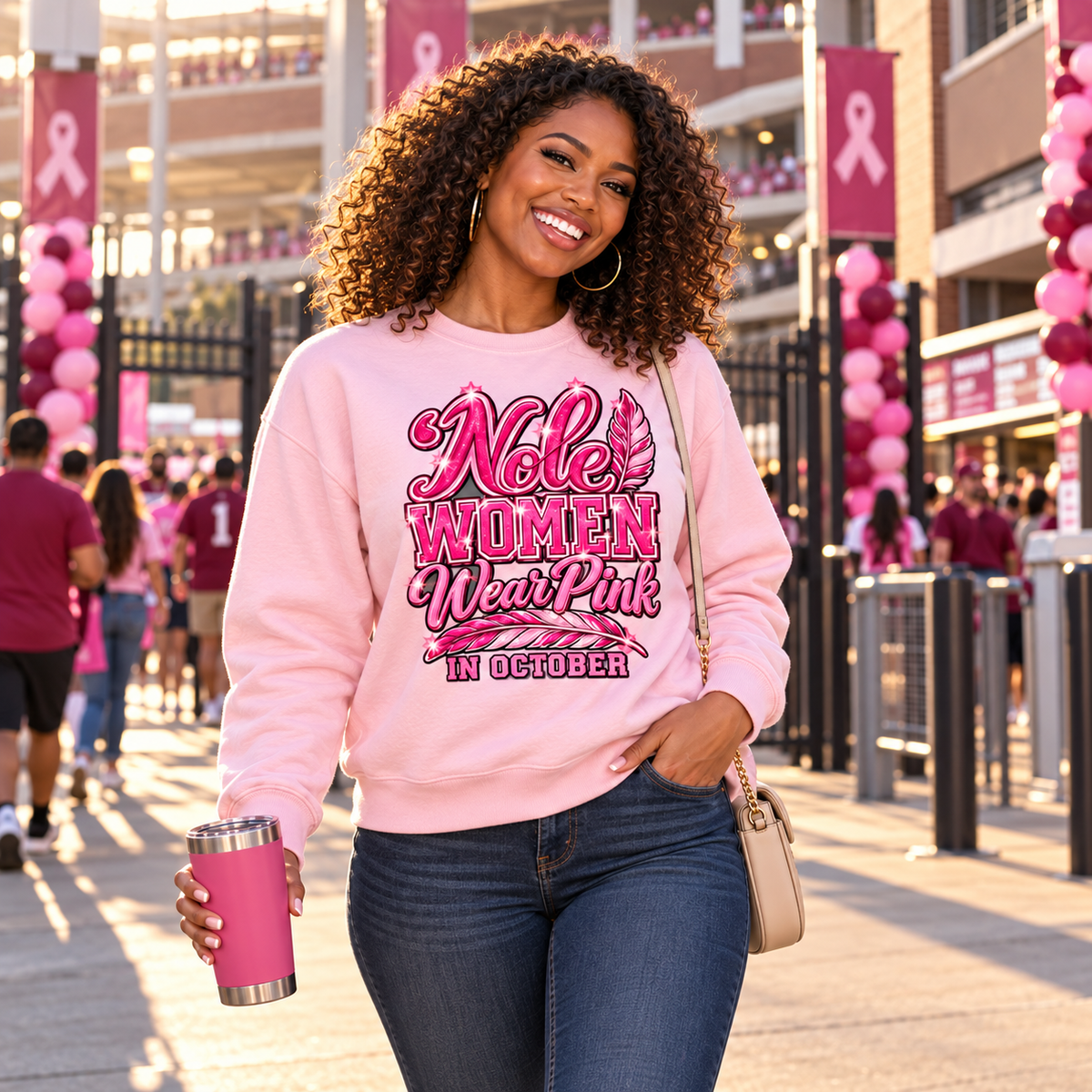 'Nole Women Wear Pink