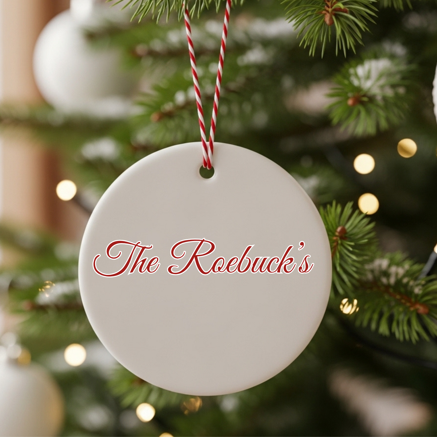 Our First Home Ornament Personalized Housewarming Keepsake Gift