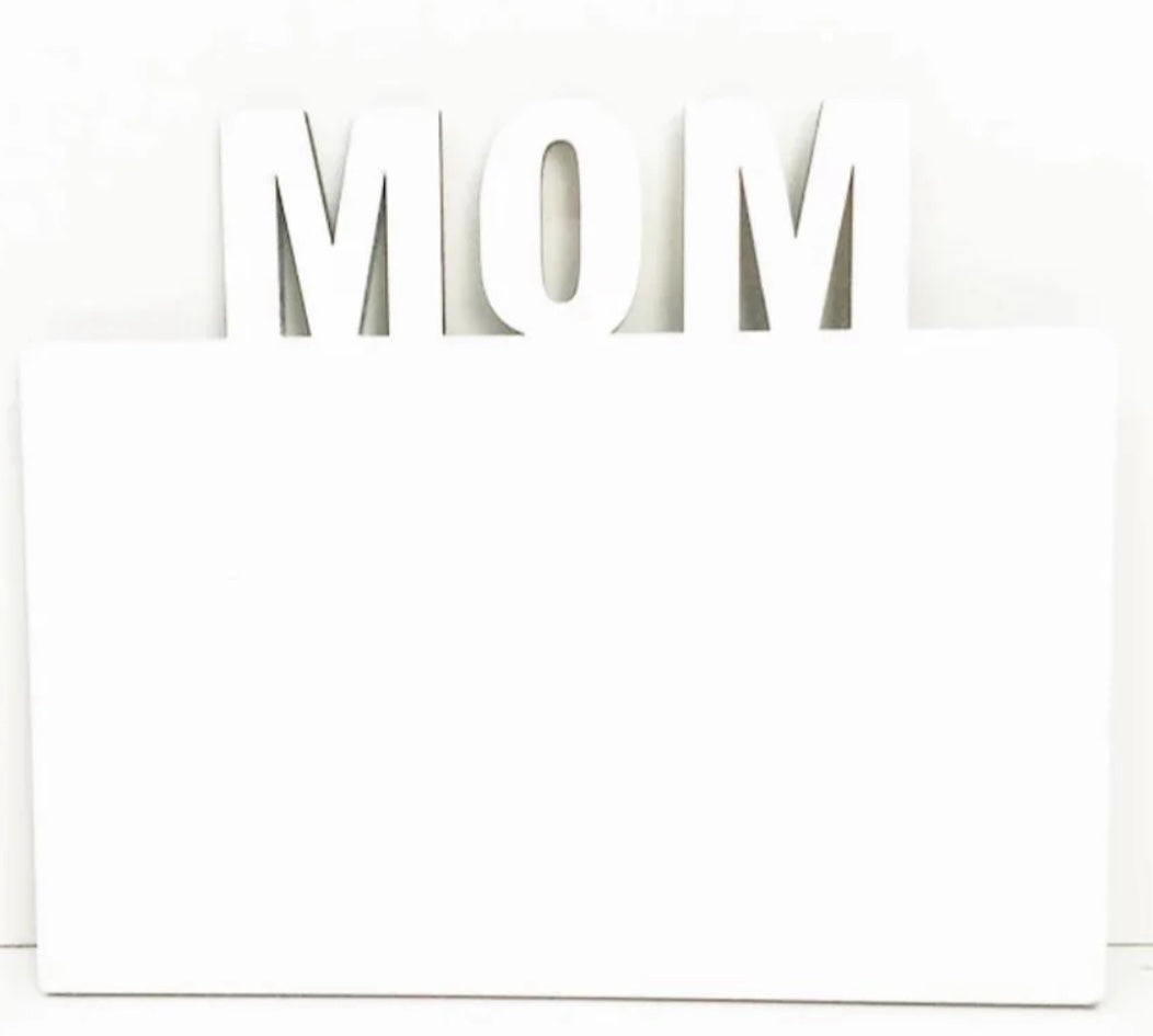 Custom Sublimated Mom Photo Frame – Personalized Mother’s Day Gift | Keepsake Home Décor for Mom